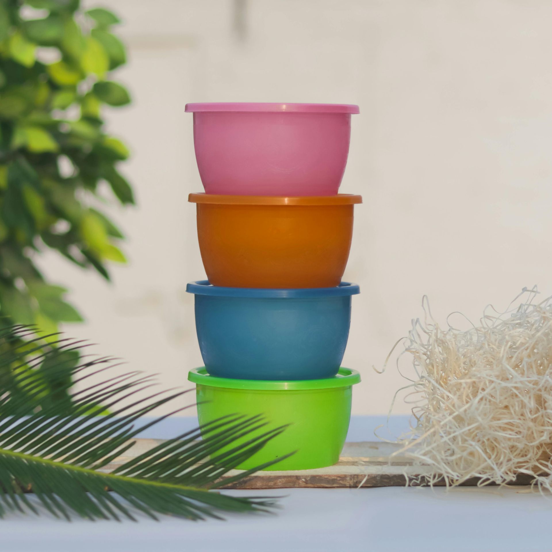 stack of tupperware
