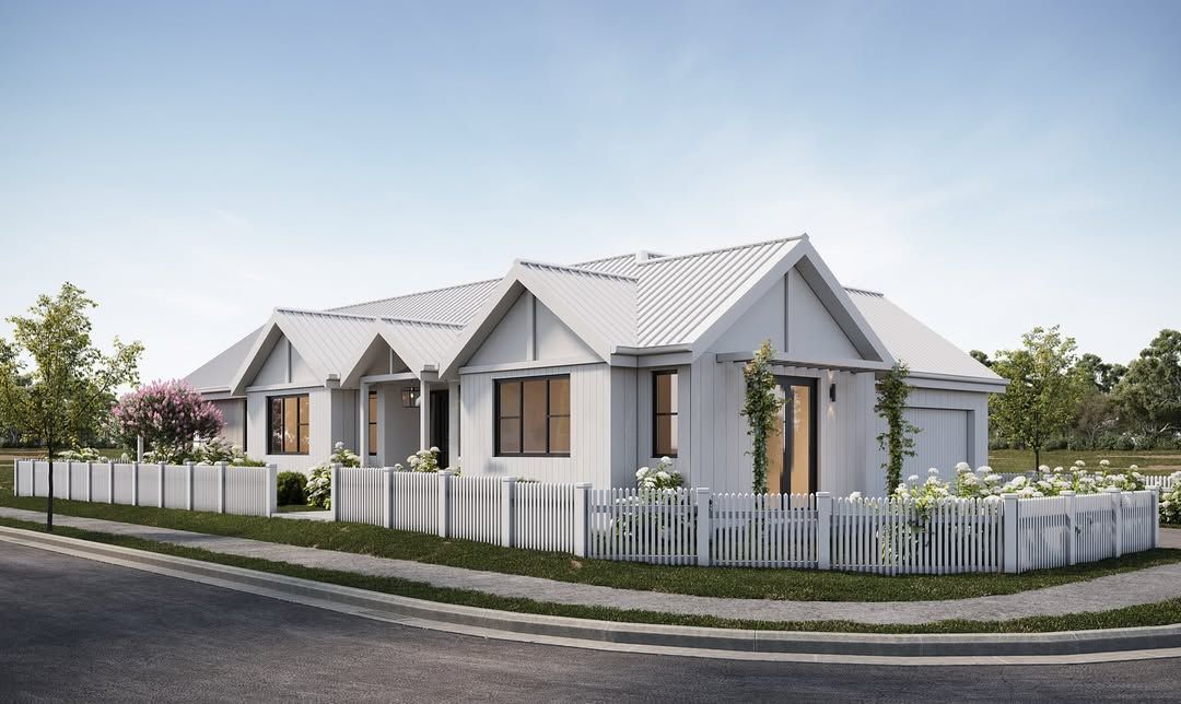 Modern White Suburban House with A Picket Fence and Landscaped Yard — QBC Constructions In Kiama, NSW