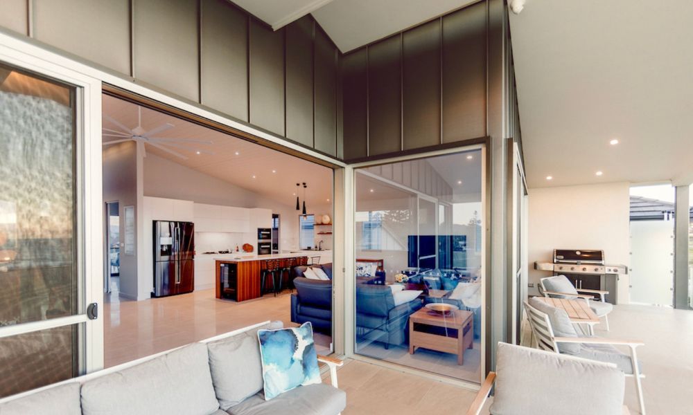 A Living Room With a Couch — QBC Constructions In Shellharbour, NSW