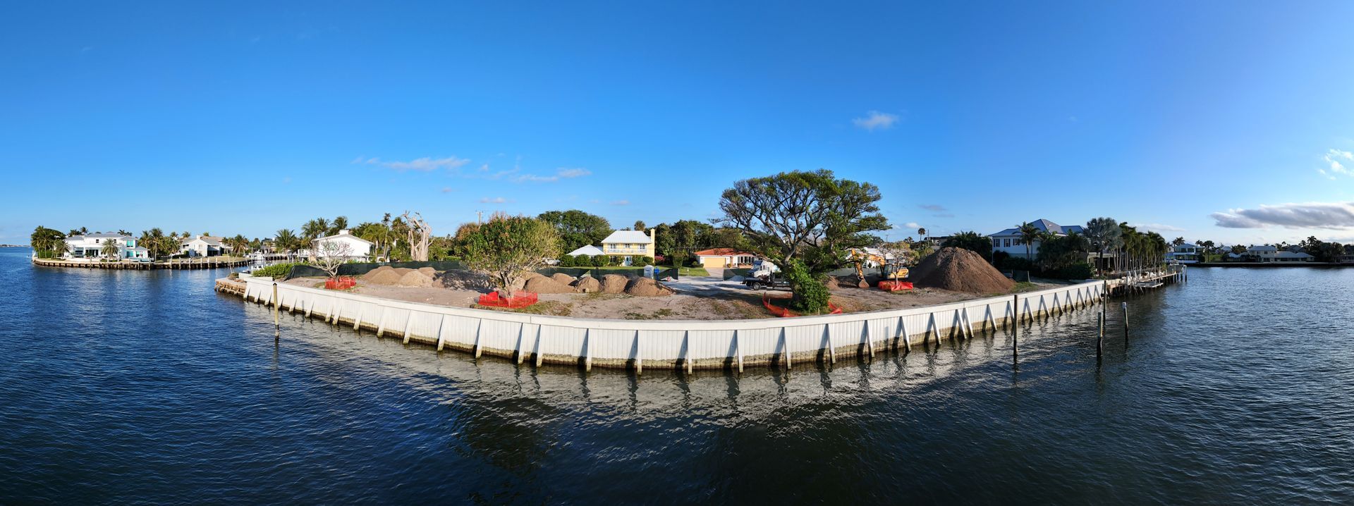 Hybrid Seawall Installation