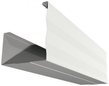 Triline Stiffened Back Gutter Image with White Background – Rozelle, Nsw – Kfc Roofing Supplies