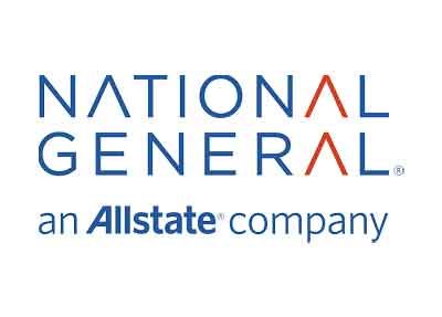 National General logo with “an Allstate company” tagline in blue and orange text