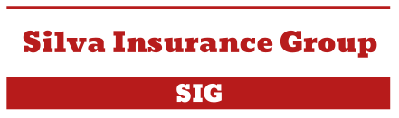 Silva Insurance Group logo in red and white with SIG in a red bar