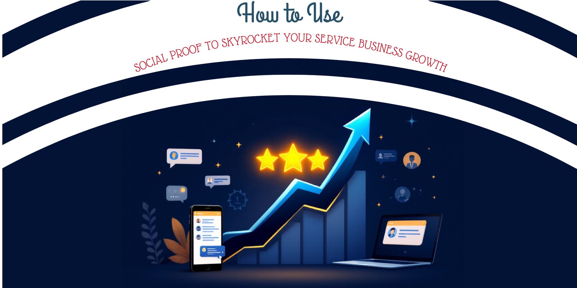 A graphic showing how to use a social media platform