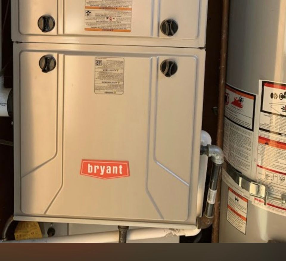 A white box with a red label that says bryant