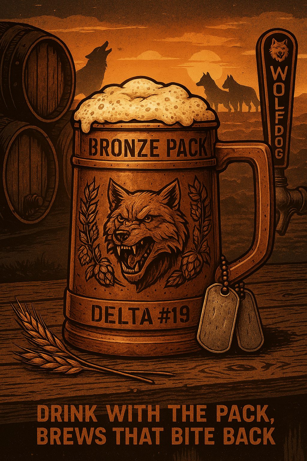 Wolf Pack - Bronze
