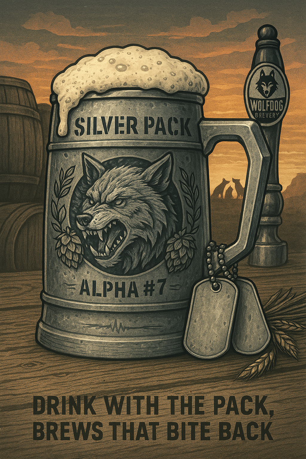 Wolf Pack - Silver