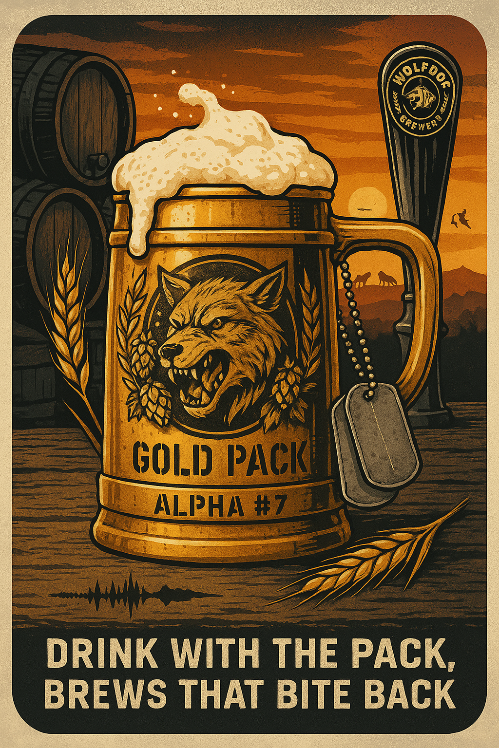 Wolf Pack - Gold
