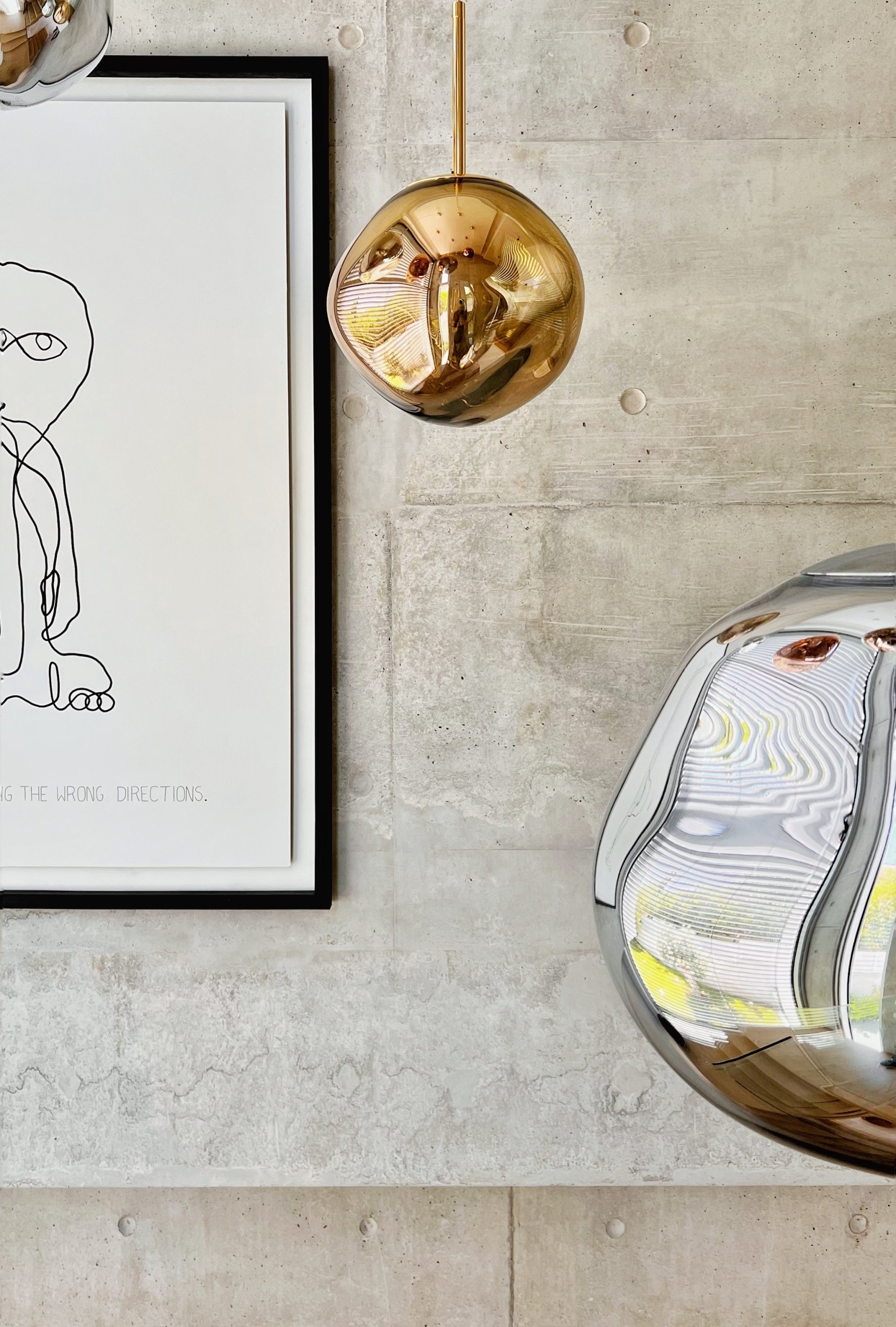 Designer wall lighting and curated interior styling for contemporary residential projects
