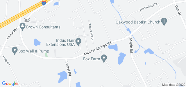 Map of business location