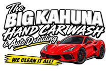 BIG KAHUNA HAND CAR WASH & AUTO DETAILING logo
