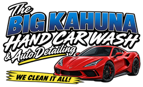 BIG KAHUNA HAND CAR WASH & AUTO DETAILING logo