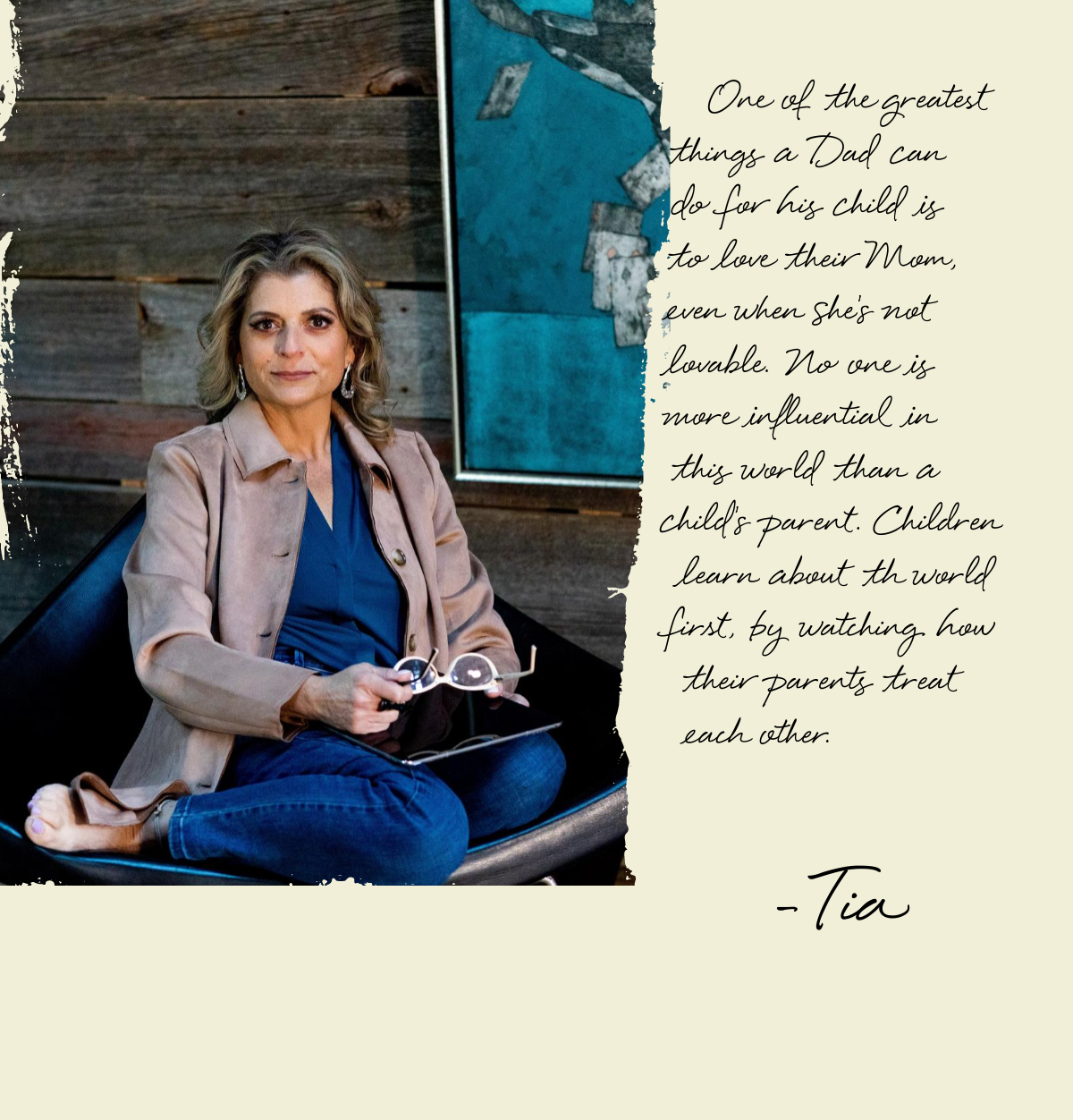 A message from Tia Zavaras, founder of Evolved Law and