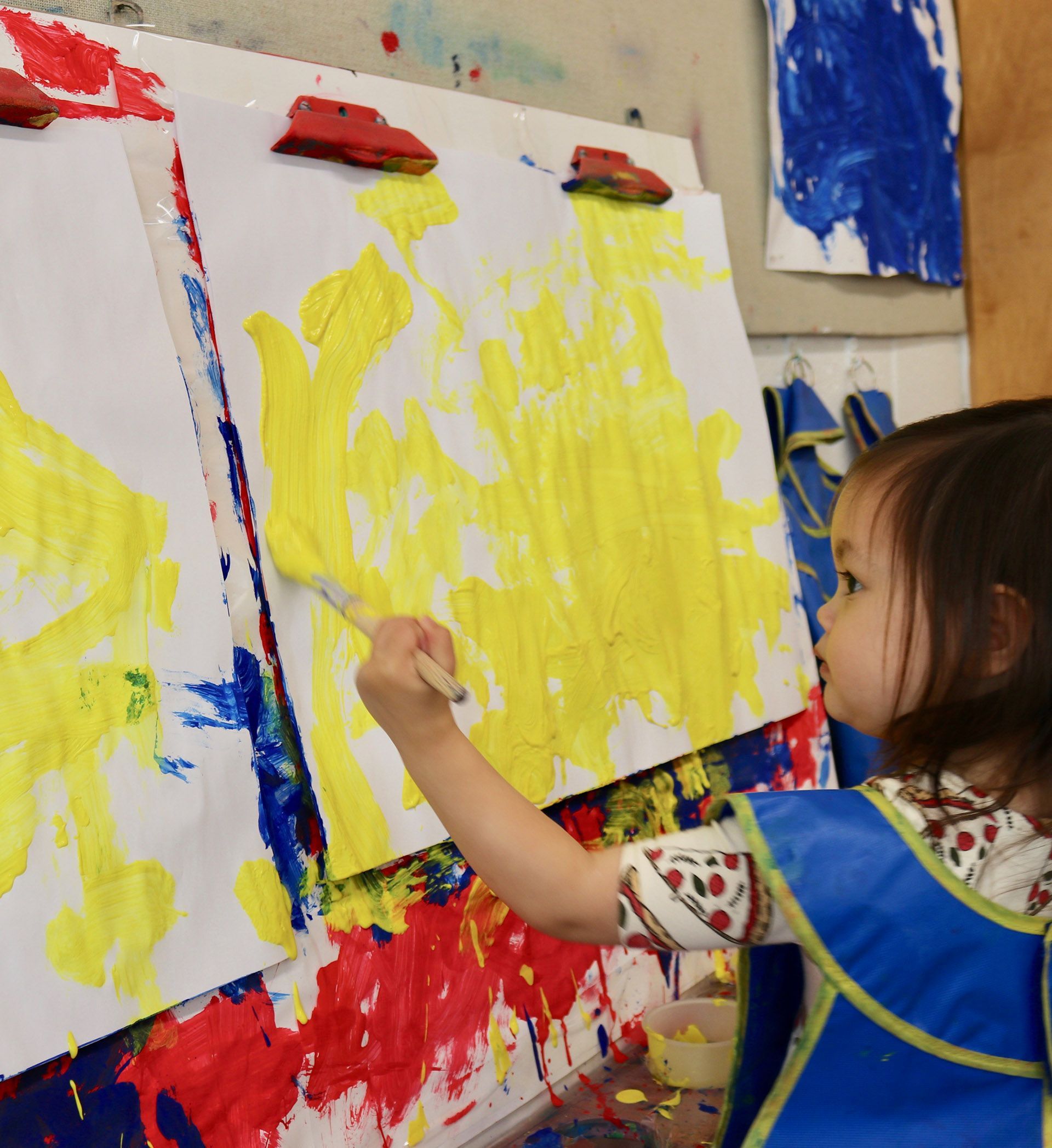 Painting yellow at FPNCS