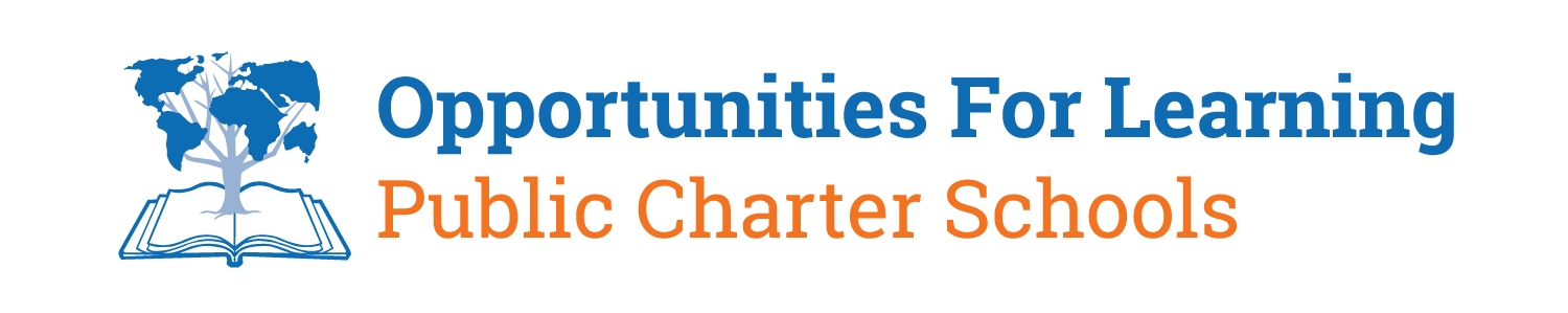 A logo for opportunities for learning public charter schools