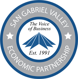 The logo for san gabriel valley economic partnership