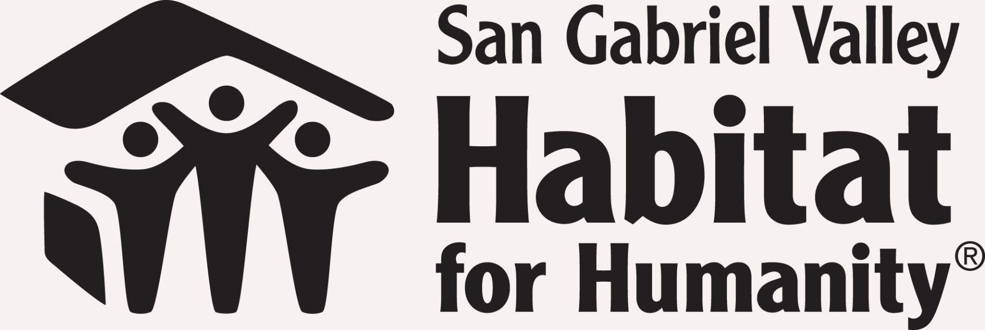 The logo for san gabriel valley habitat for humanity