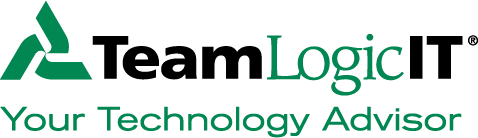 A team logic it logo that says your technology advisor