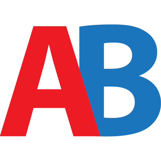 The logo for absolute international security has a badge on it