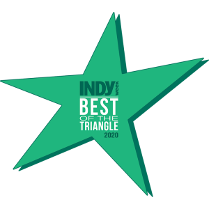 Green star-shaped logo with 