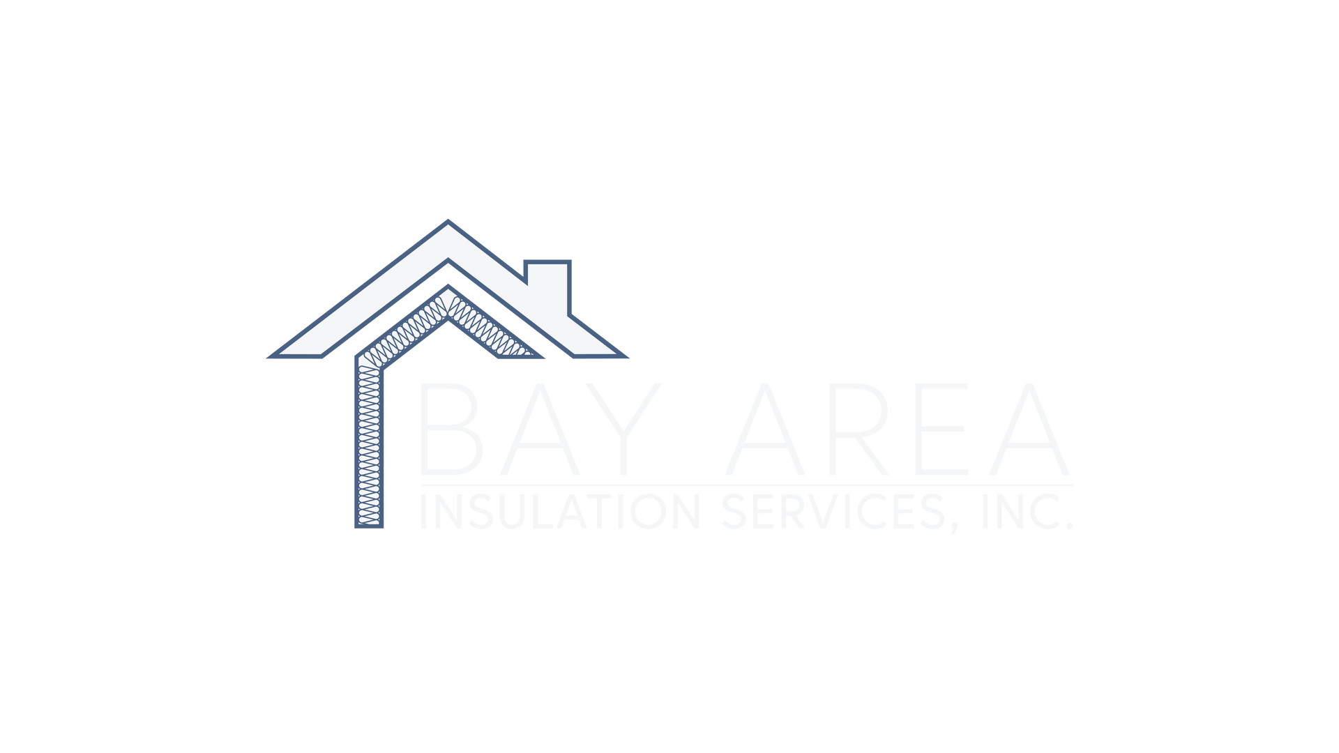 Bay Area Home Inspection Services, Inc. logo with a house roof outline in blue and gray