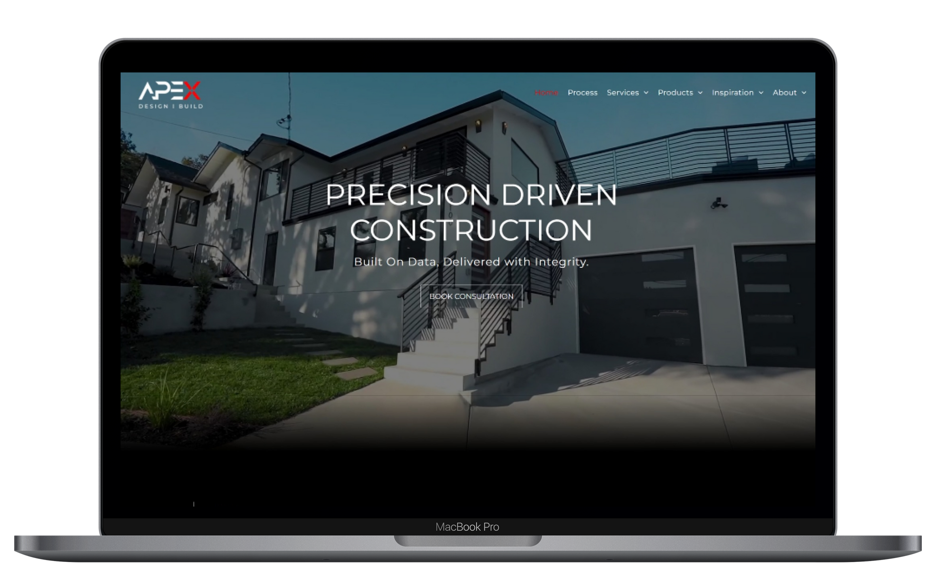 Apex Design Build website preview