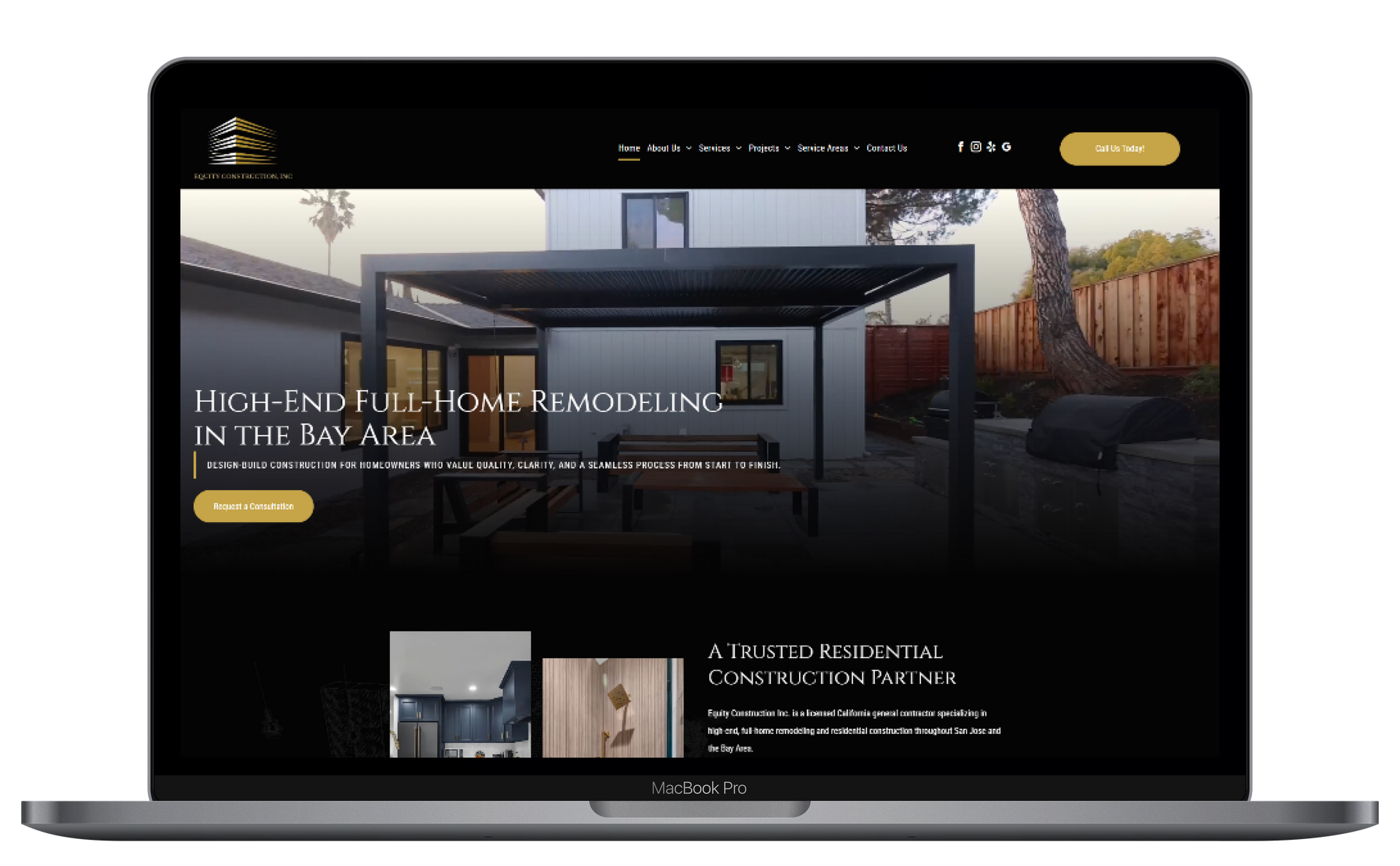 Equity Construction Website Preview