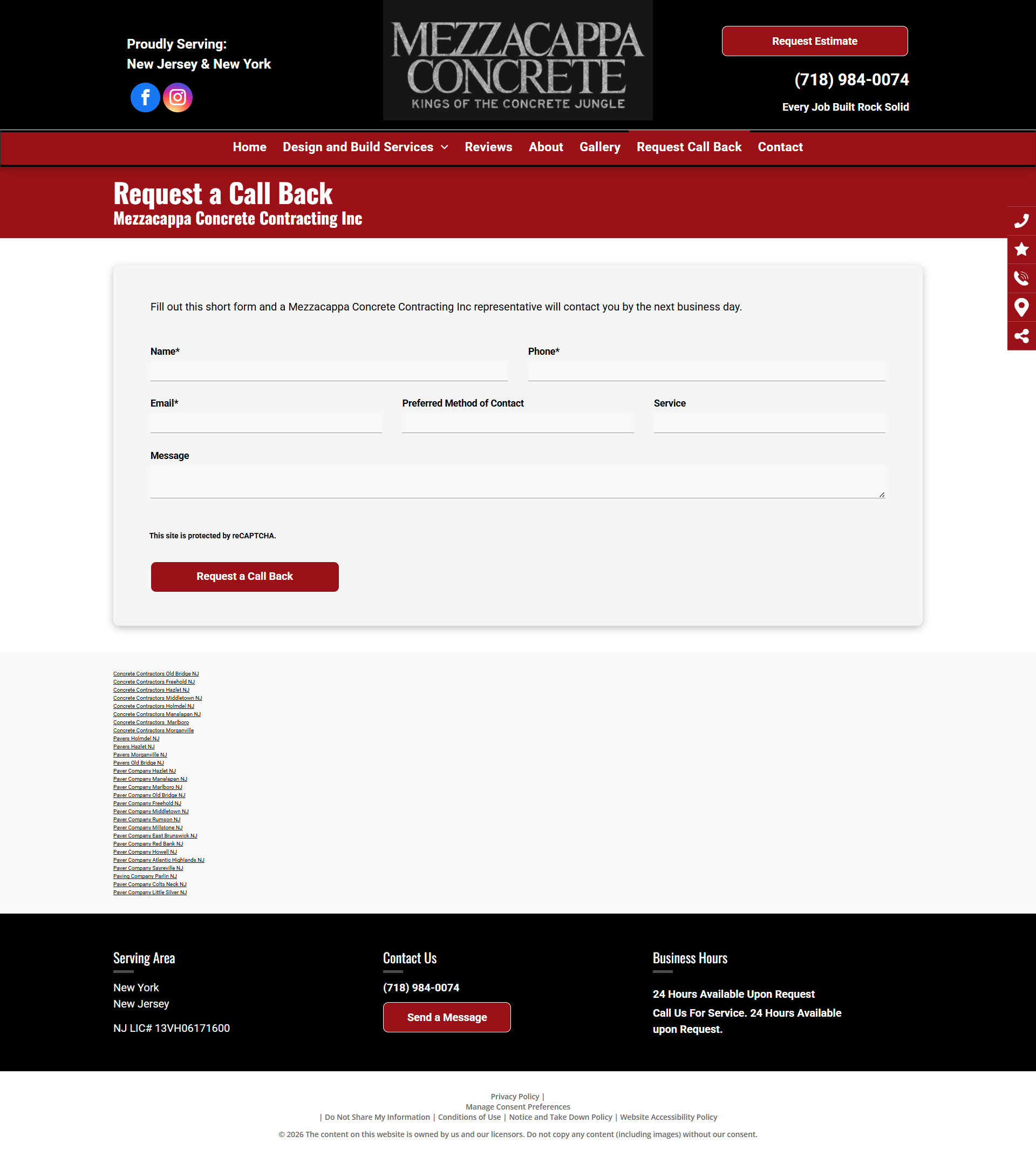 Hotel website reservation page with red header and a room booking form on a white panel