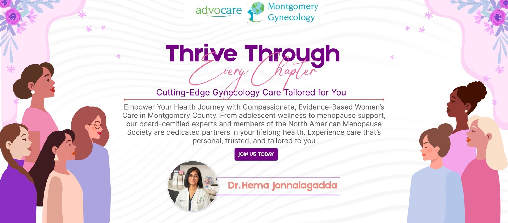 Thrive through every chapter - Dr. Hema Jonnalagadda