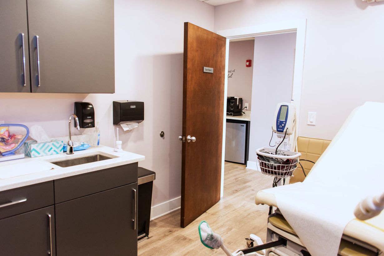 Gynecology Examination Room in Montgomery Clinic