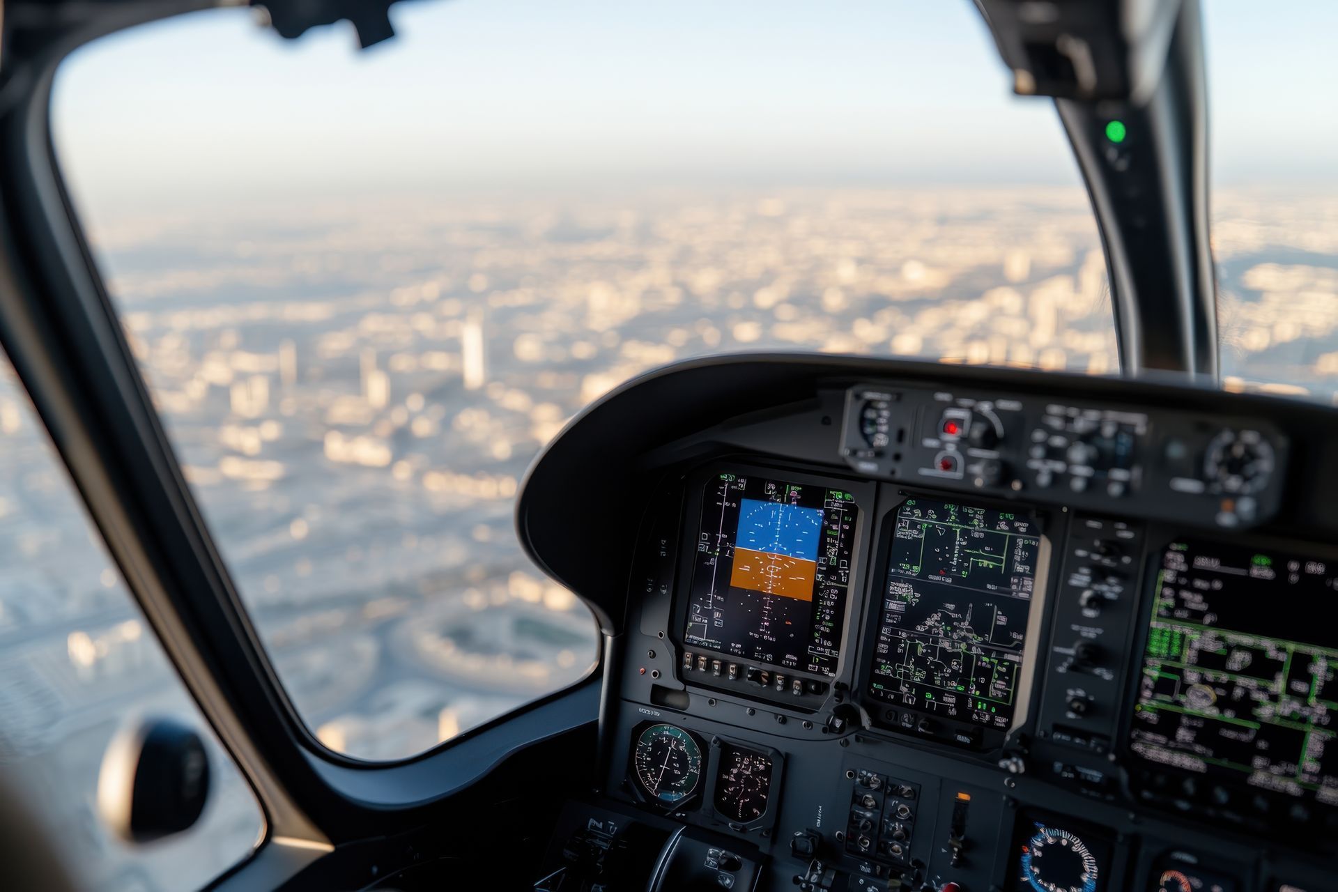 Plane Avionics Console