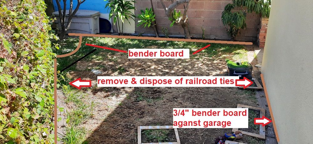 Dog run before pet turf installation