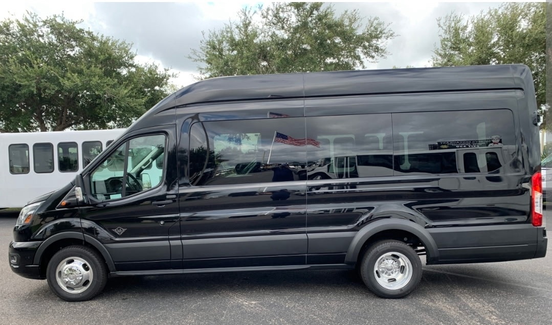 Private charter bus for group trips