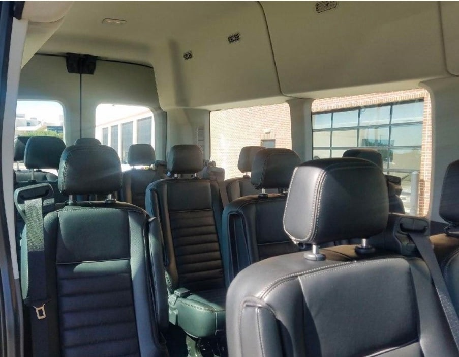 Charter bus options for large groups
