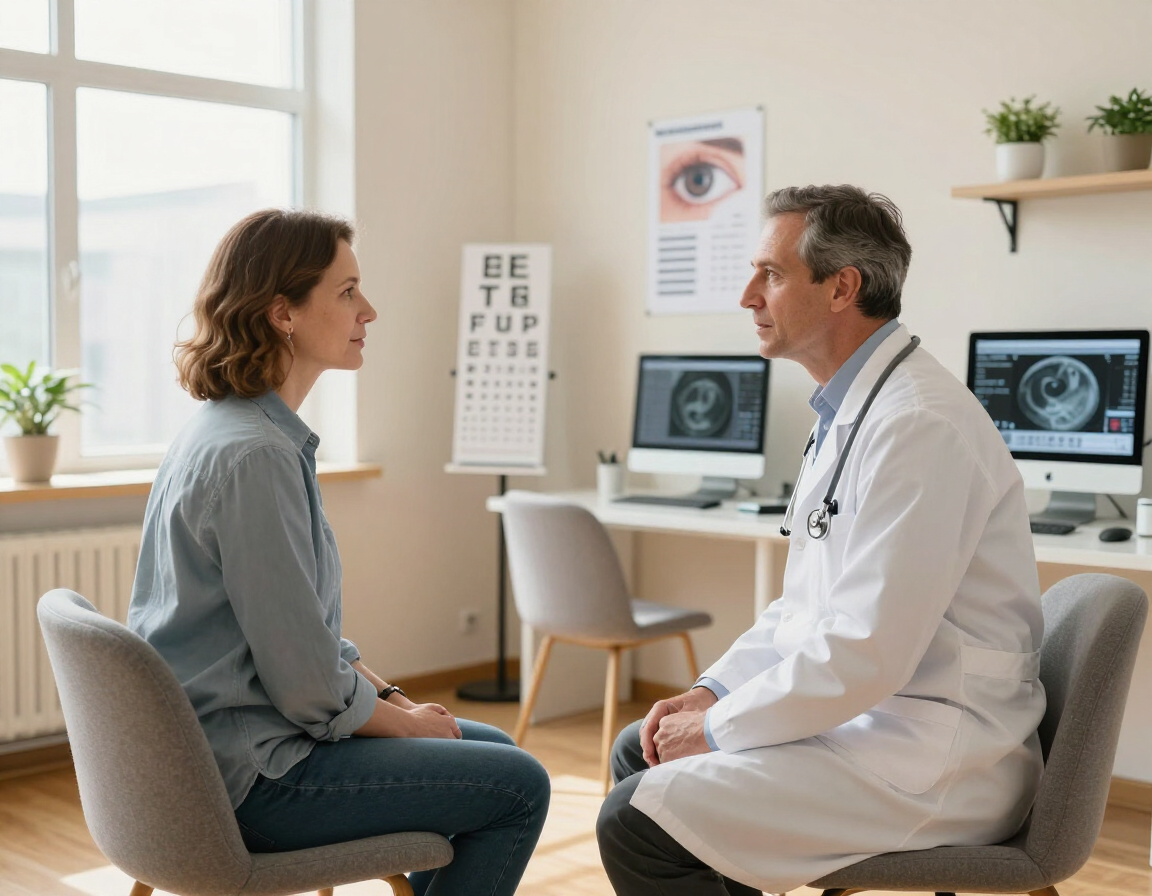Diabetic eye health consultation