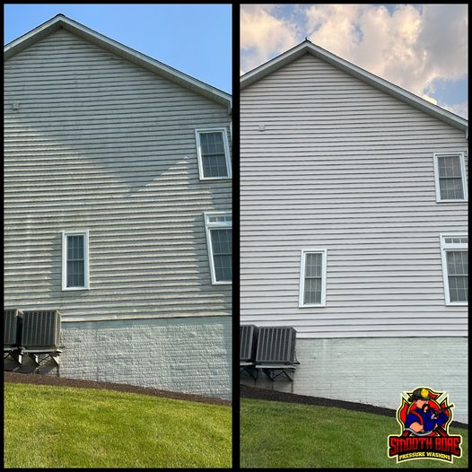Pressure Washing the House Side — Brookeville, MD — Smooth Bore Pressure Washing LLC Pressure Washing the House Side — Brookeville, MD — Smooth Bore Pressure Washing LLC