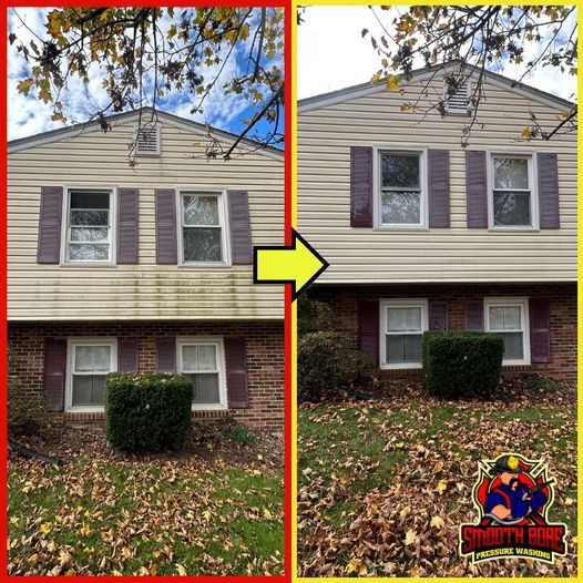 Pressure Washing the House Side — Brookeville, MD — Smooth Bore Pressure Washing LLC Pressure Washing the House Side — Brookeville, MD — Smooth Bore Pressure Washing LLC