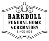 The logo for sample funeral home is shown on a white background.
