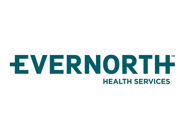The evernorth health services logo is on a white background.