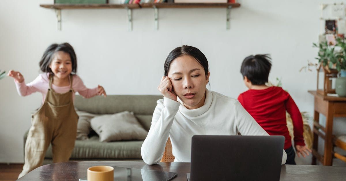 Mom who is stresses out seeking mental health care