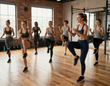 Apex HIIT class in progress