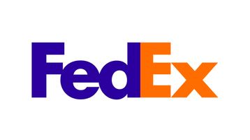 FedEx logo: blue 