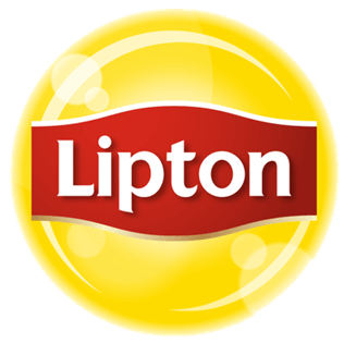 Lipton logo: Red rectangle with 
