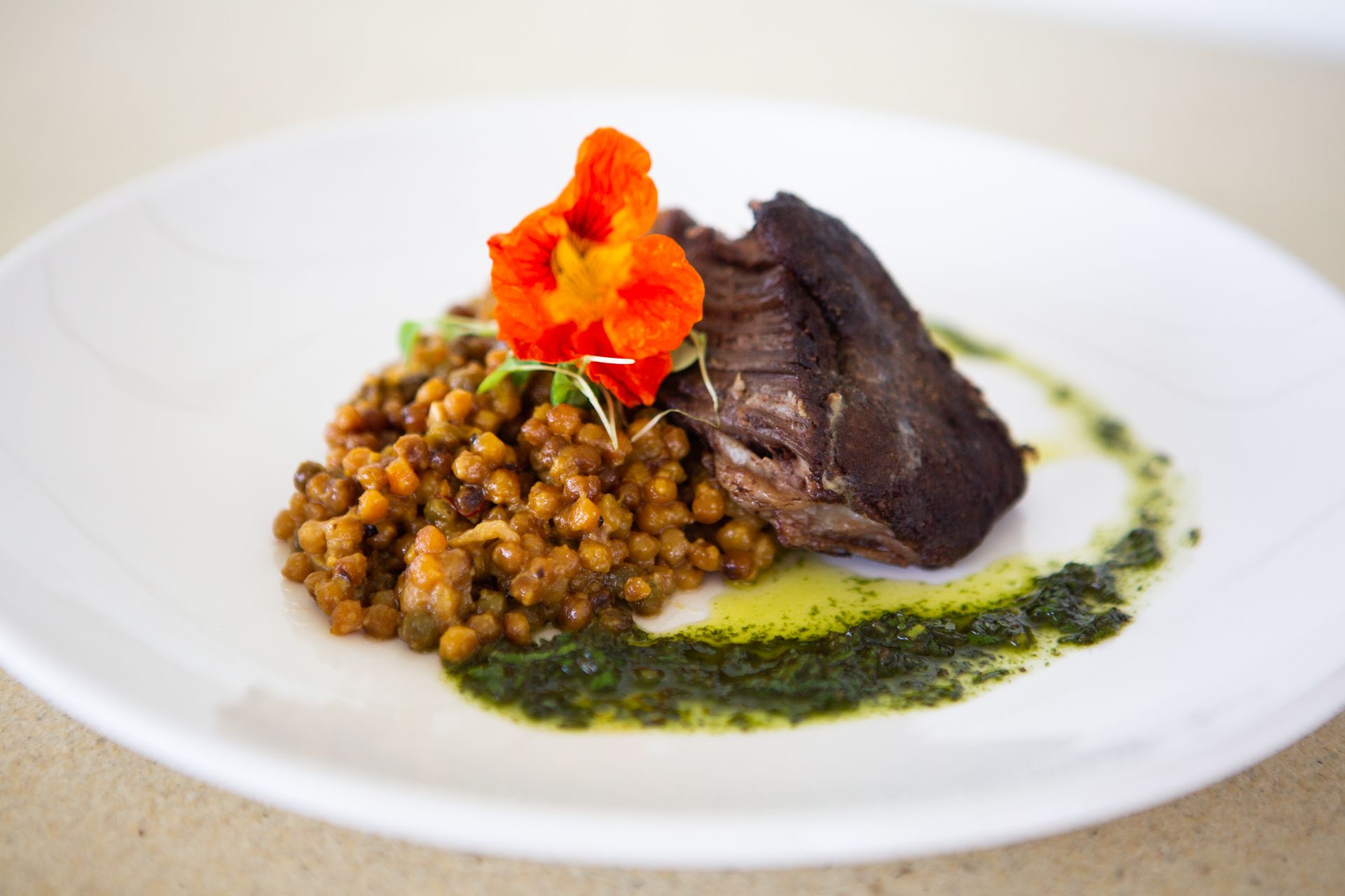 A dish that would work as a pairing for a Cabernet Sauvignon.