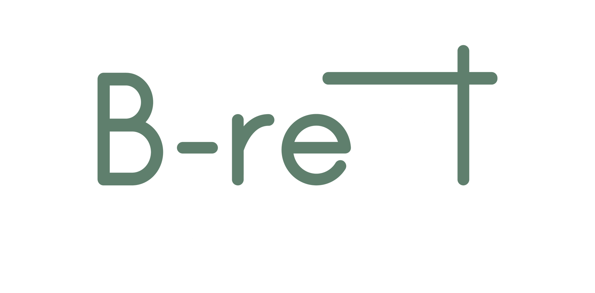 The word b-re t is written in green on a white background.