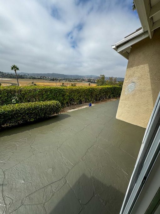 Backyard deck and hillside outdoor living remodel in Poway