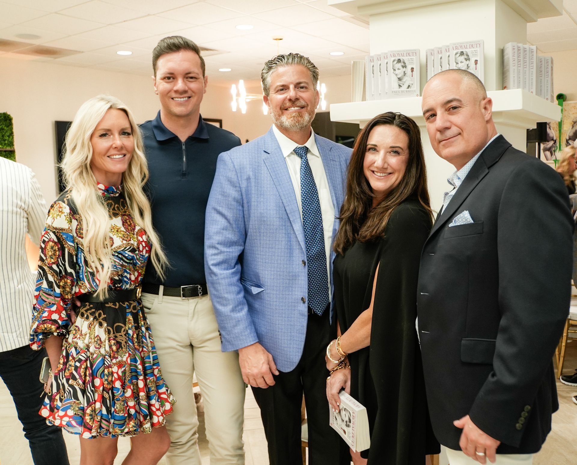Group at business mixer