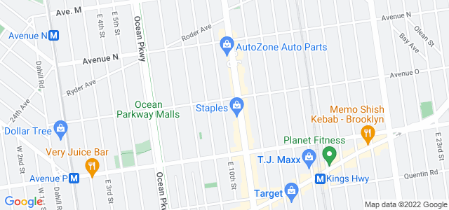 Map of business location