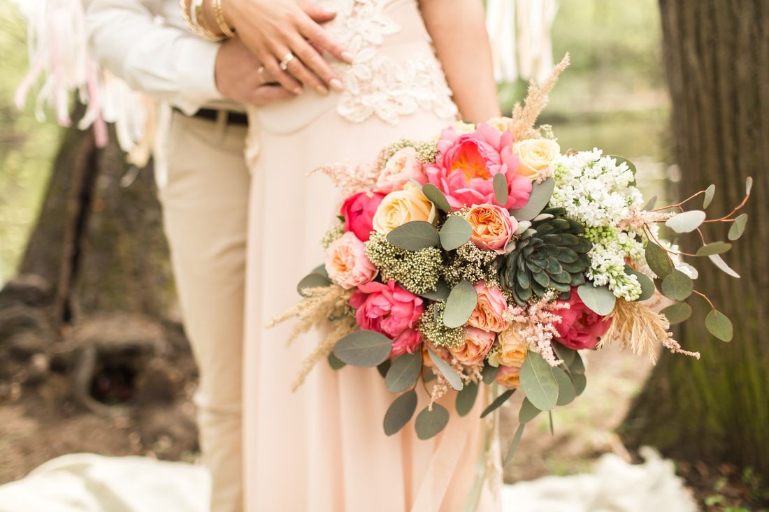 composizione floreale matrimonio