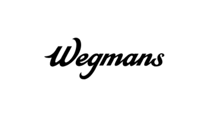 Wegmans logo in black script on a white background